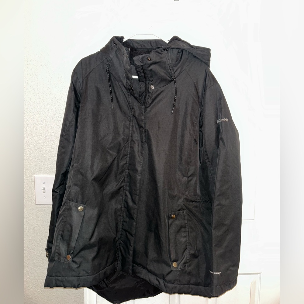 Black Columbia winter jacket